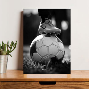 British Terminal Black and White Soccer Wall Poster