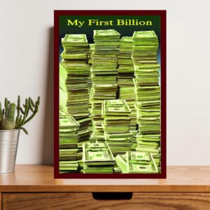 British Terminal My First Billion Painting Vinyl Sticker Poster for Home Decor