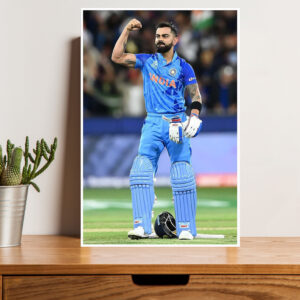 British Terminal  Virat King Kohli Indian Cricketer Motivational inspiring Quotes Aesthetic art wall Poster for fans
