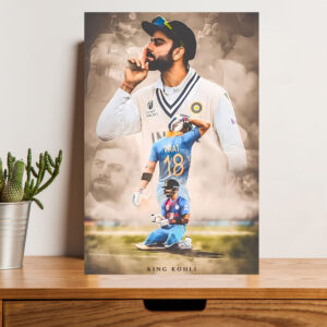 British Terminal Virat King Kohli Indian Cricketer Motivational inspiring Quotes Aesthetic art wall Poster