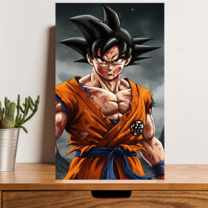 British Terminal Goku Anime Wall Art Poster