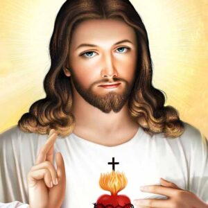 British Terminal Lord Jesus Christ Painting Poster Waterproof Vinyl Sticker for Home Decor