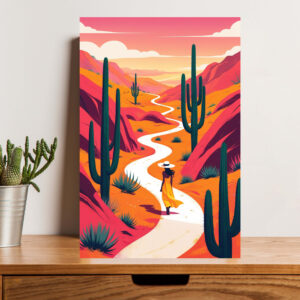 British Terminal Mountain Road Wall Art Poster