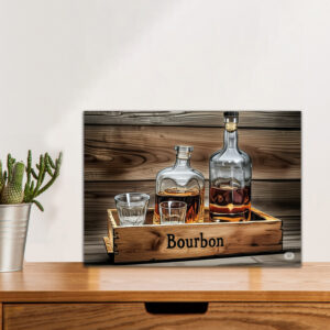 British Terminal Rustic Bourbon Wall Art Poster