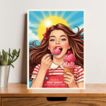 British Terminal ice cream food wall poster