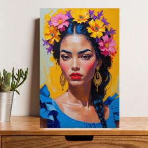 British Terminal Vibrant Frida Kahlo-Inspired