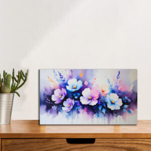British Terminal Purple Ethereal Flora Wall Art Poster