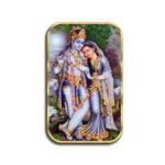 Shree Radhe Krishna Sparkle Golden Photo Frame