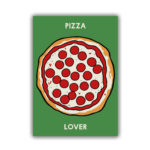 Pizza Crust Digital Art Poster