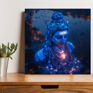 British Terminal Mahadev Poster Print Wall Art, Home Decor